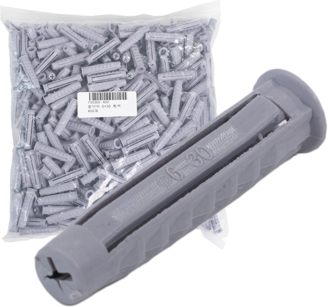 툴리버 칼블럭 칼브럭 앙카 콘크리트 시멘트 못박기 400개입, 1개