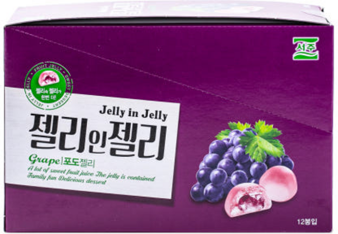 서주 젤리인젤리 포도맛, 23g, 48개