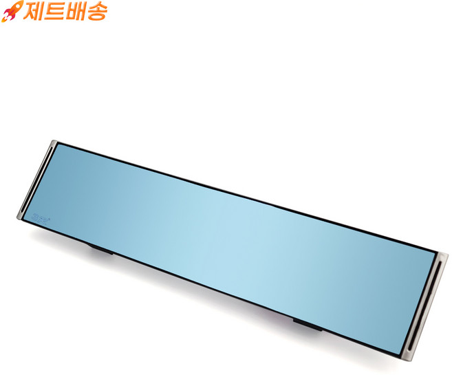 3R 와이드 블루코팅 플랫 룸미러 30cm 눈부심방지 백미러, 3R 와이드 블루 룸미러, 1개
