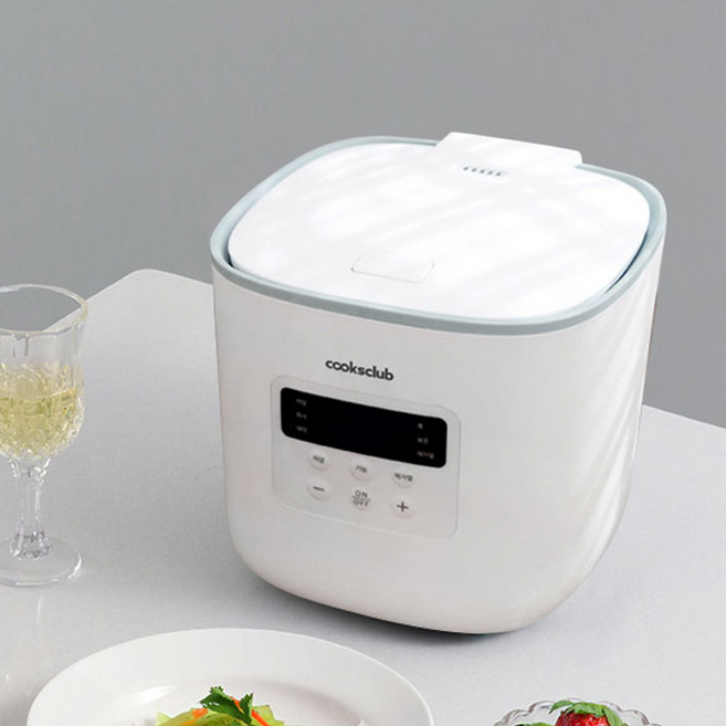 보국 저당 전기 밥솥 1인용 2인용 보온 소형 미니 밥솥, 민트, 저당밥솥