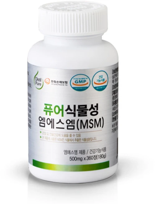 퓨어 식물성엠에스엠 MSM 360정, 1개 - 쿠팡