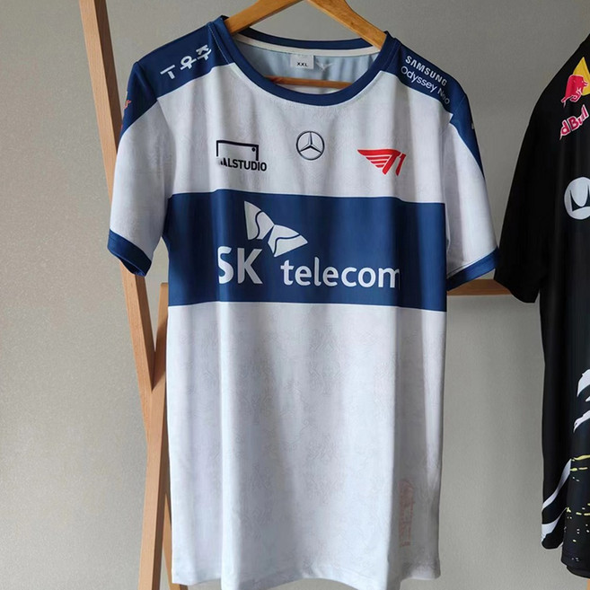 T1유니폼 멤버 SKT 월즈 티셔츠 MSI 응원 져지 오브레전드 24 핑크 2025