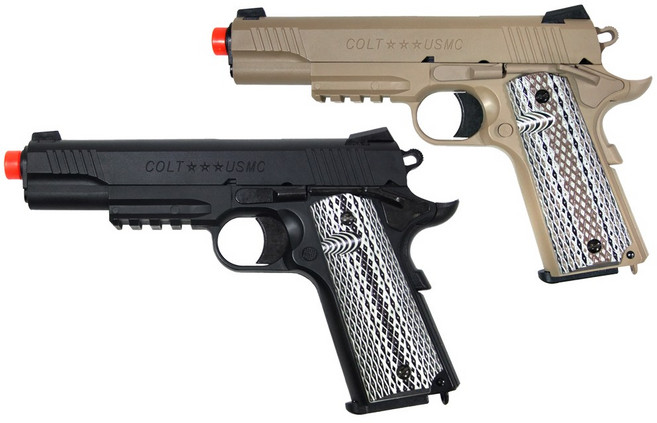 토이스타 에어코킹 권총 미군 콜트 M45A1 비비탄총 [블랙 탄색], 탄색, 1개