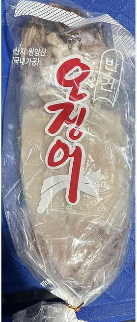 대용량 반건조오징어 1400g 냉동 피데기 피대기 안주, 1