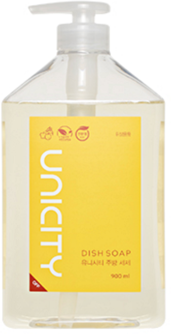 유니시티 주방세제 900ml 친환경 식물성 설거지세제 대용량 주방세정제 1종주방세제, 1개