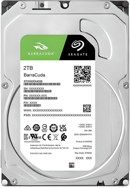 씨게이트 바라쿠다 하드디스크 HDD, 2TB, ST2000DM008