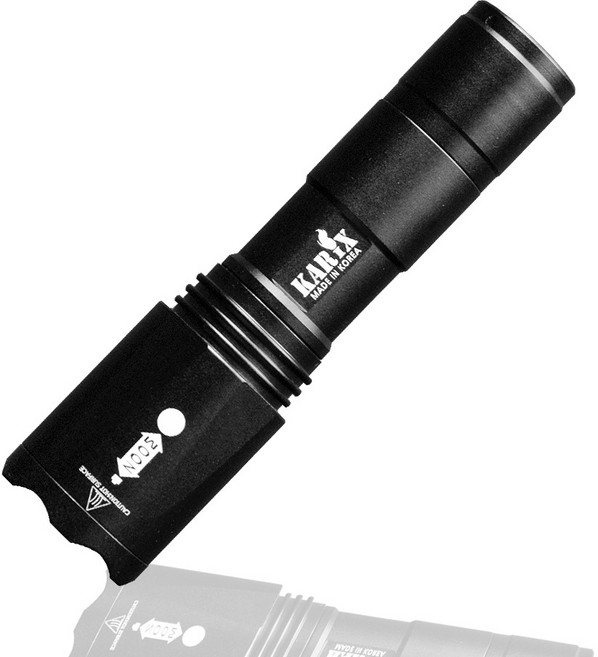 국산 KL-600zc 줌라이트 (1단) 신형 18w LED 카릭스 후레쉬 KL-600z, 1개, KL-600zc 줌라이트(1단) 국산