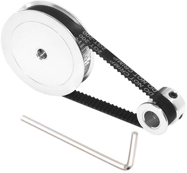 :3 드라이브 폐쇄 루프 2GT 밍 벨트 풀리 세트 20 60 치아 보어 5 8 3D 프린터 로봇 암 자동화 장비, 2GT 6 280MM Belt, 20 60teeth Bore5MM