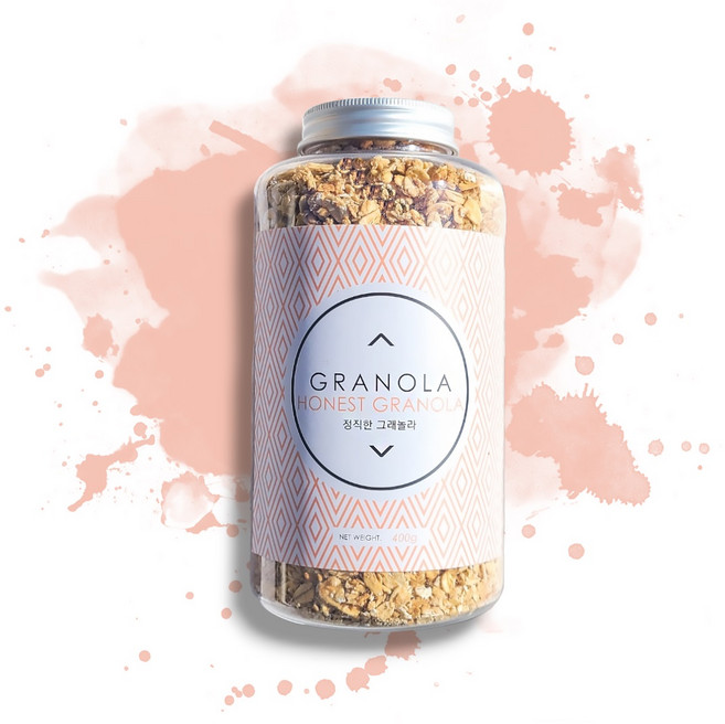 담백고소바삭 무설탕 플레인바닐라 저당 고단백 오트밀그래놀라, 1개, 400g