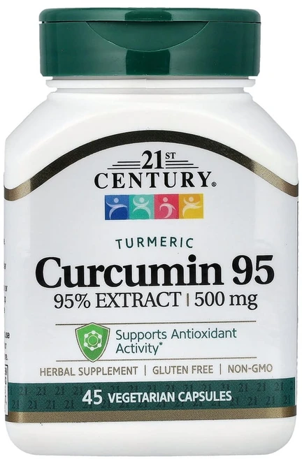 21세기센트리 커큐민 95 500mg 베지테리안 캡슐, 45정, 1개 - 쿠팡