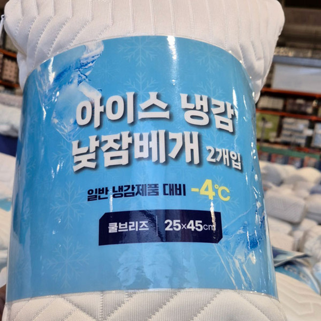 알러텍트바이세사 아이스낮잠배개 2P 25X45CM, 2개, 화이트