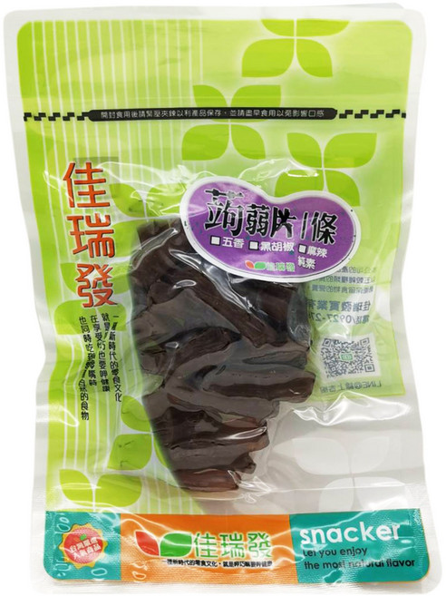 佳瑞發 麻辣蒟蒻條 Q彈有嚼勁 獨立包裝, 120g, 1個