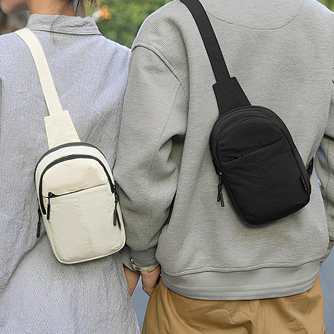 나노 남녀공용 초경량 캐주얼 메신저 슬링백 방수 여행용 가방