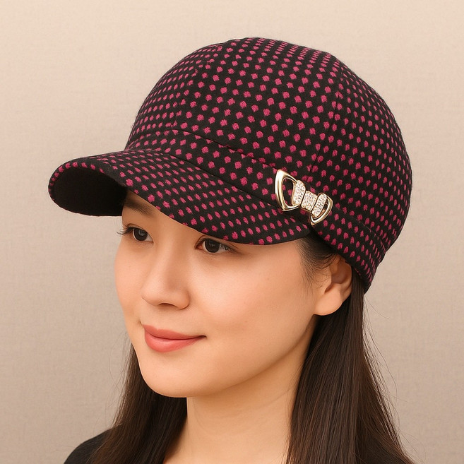 더토토리 C36 중년여성 토트 팔각모 헌팅캡 봄가을