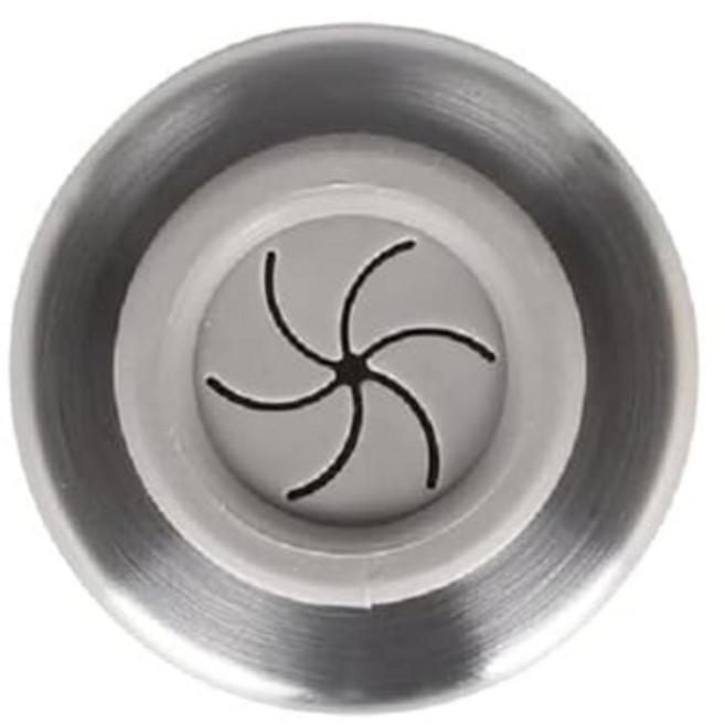 덜튼(Dulton 타월 홀더 라운드 원형 실버 높이 55mm 폭 55mm 깊이 23mm 타올 걸이 간단 설치 주방 세면대 CH04-H117, 1개, 상세페이지 참조