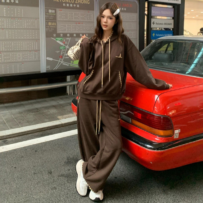 스타일닥터 여성트레이닝세트 캐주얼 커플 트레이닝복세트 후드티 트레이닝바지세트