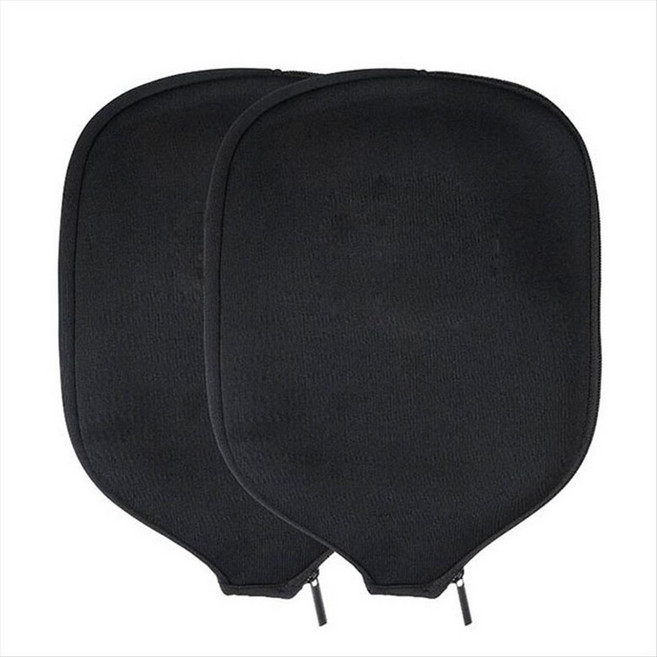 2pcs Neoprene Pickleball 패들 커버 보호 라켓 슬리브 패들 저장 백, 검은색