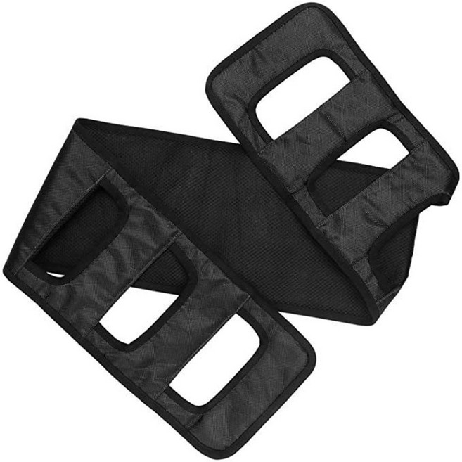 아띠꼴로 환자 자세변환용구 재활 보조기 일으키기 안전벨트, 리얼블랙, 1개