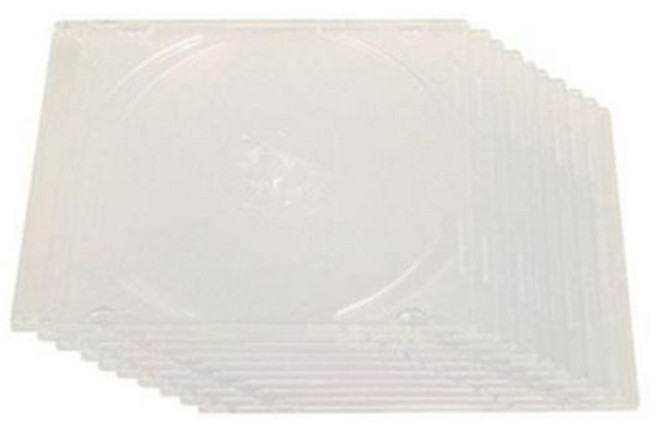 CD케이스 컴코스cd케이스 컴코스 CD케이스 컴코스 슬림 투명 10P cd 케이스, 1개