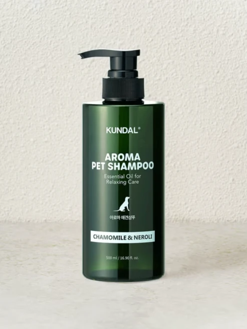 쿤달 어드밴스드 릴렉싱 아로마 애견 샴푸 캐모마일앤네롤리향, 500ml, 2개 - 쿠팡