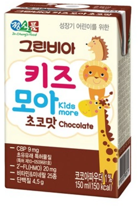 키즈모아 초코 150ml x 18팩, 18개 - 쿠팡