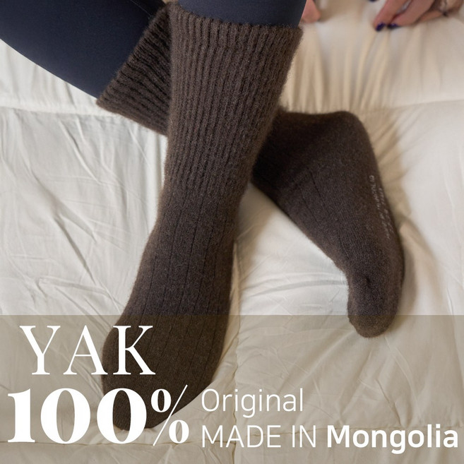 몽골 천연 울 100% 남성 여성 중목 양말