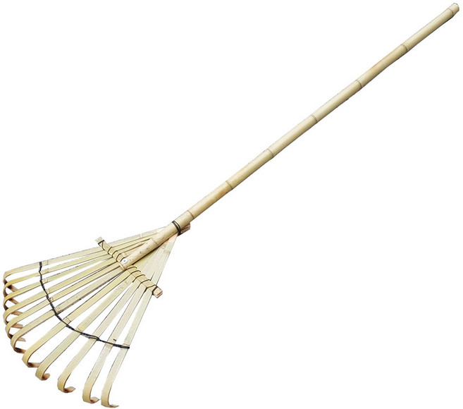 메이툴 대나무갈퀴 갈쿠리 갈고리 손갈퀴 깔꾸리 낙엽 잔디, 1개