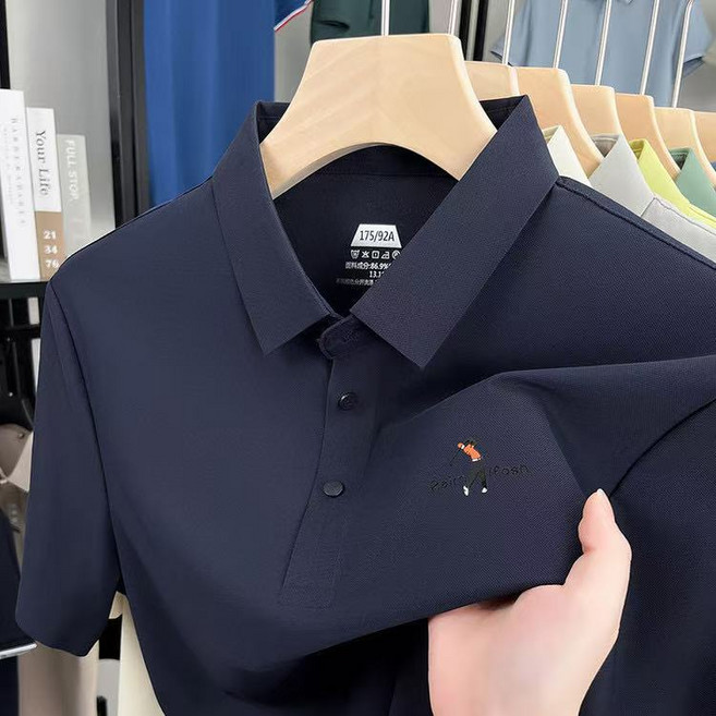 J nd O남성 여름 시원한 골프 카라 반팔 티셔츠