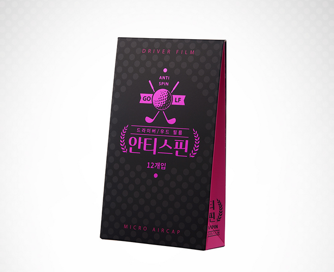안티스핀 골프필름 멀티용 비거리 필름, 1개, 투명