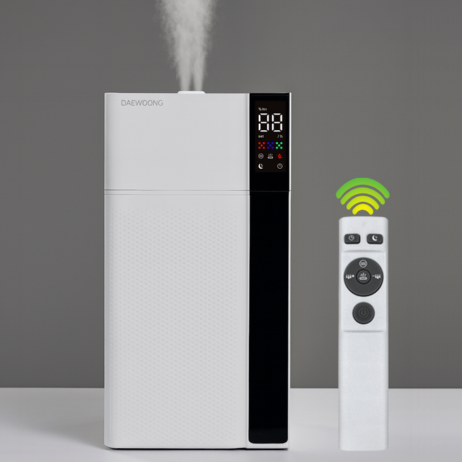 대용량 20L 복합식 가열식 초음파식 대형 가습기 사무실가습기 거실 가정용 산업용 공업용 업소용가습기, 화이트+블랙