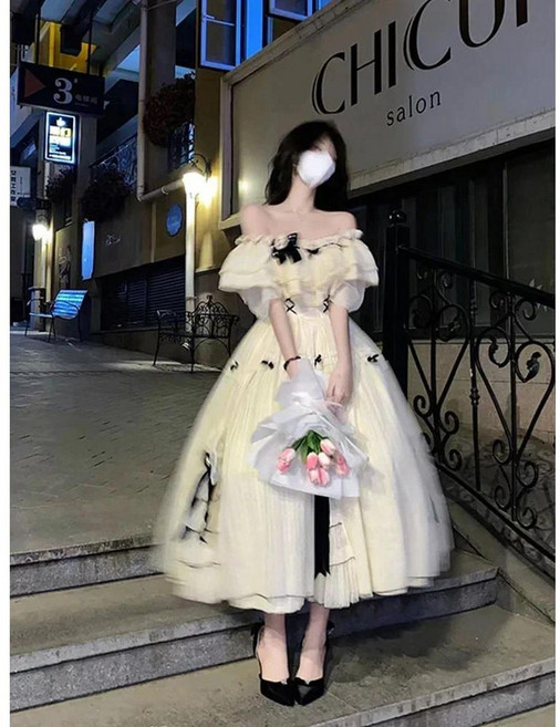 우아하고 달콤한 로리타 드레스 전시회 코스프레 의상 공주, A. 사용자 정의 크기, 1. white (With  bow), 1개