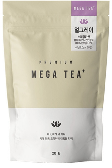 메가티 더 플러스 얼그레이 20티백, 1개, 20개입, 2g