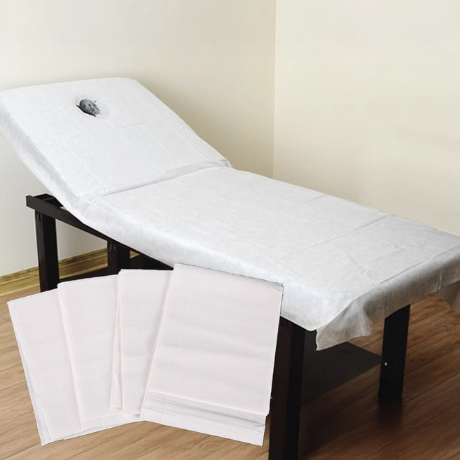 [방수/비방수] 시우리빙 대량 일회용 위생 부직포 침대 시트 80x180cm