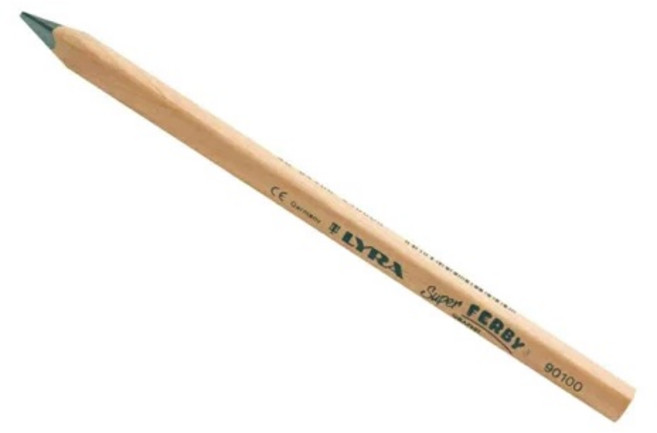 LYRA Groove 三角洞洞鉛筆 珠光, 三角原木鉛筆(17.5cm)1支, 1個