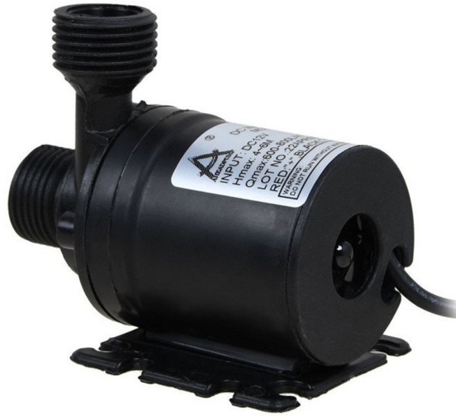 Garden High Pressure Pump DC 12V Submersible 18W Brushless Water IP68 Low Noise Performance Lift 5M, 1개