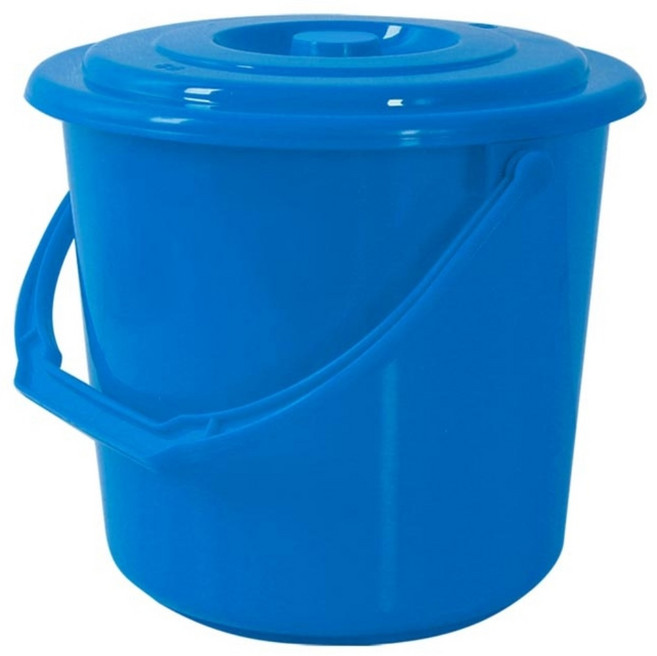 카시안 파트너 바케스 NA 플라스틱 양동이 음식물 쓰레기통 휴지통, 10L(블루), 1개