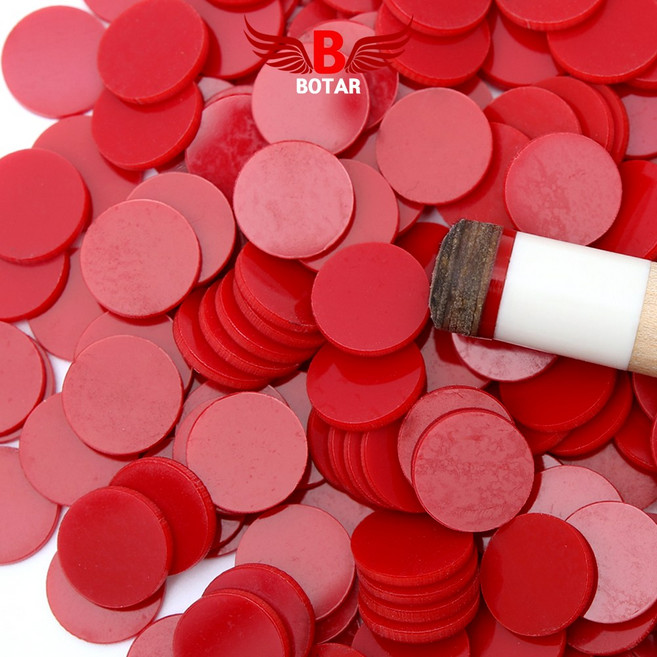 [보타르] 당구 큐팁 패드 탄성강화 큐팁 방석 선골 보호/국내배송-당일출고, 5.레드(1개), 1개