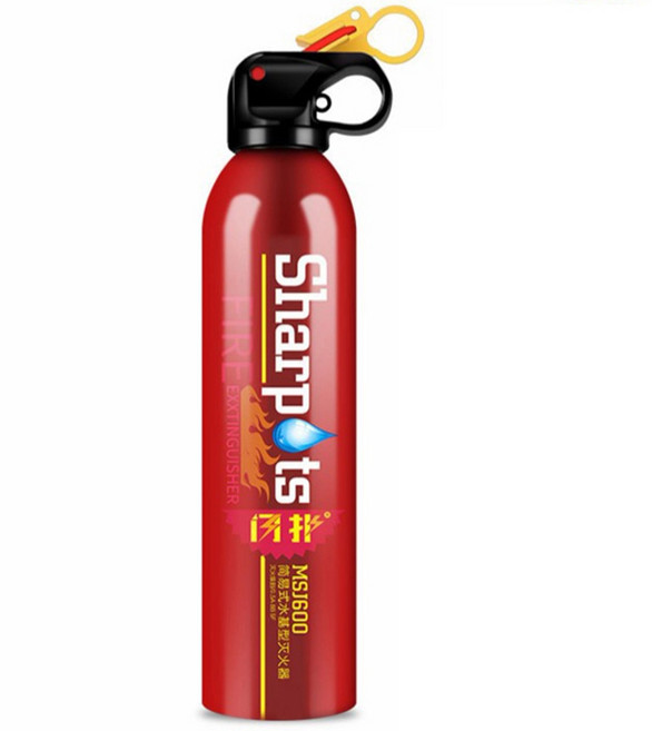 車用小型滅火器 家用滅火器, 1個, 紅色, 紅色, 550ml