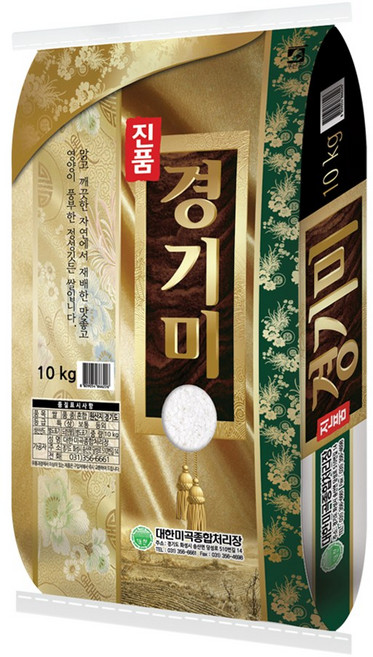 현대농산 대한 경기미 상등급, 1개, 10kg