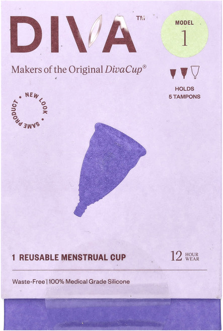 Diva International Diva Cup 모델 1 생리컵 1개, DivaInternationalDivaCup모델1생리컵