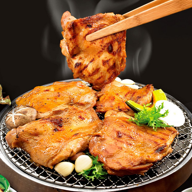 델리퀸 국내산 닭다리살 수원식 왕닭갈비, 2개, 500g