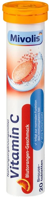 독일 DM 미볼리스 발포비타민 비타민C 20정, 1개 - 쿠팡