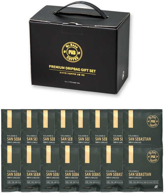 [드립백커피선물세트] 콜롬비아 산 세바스티안 15개입 선물세트, 1개, 15개