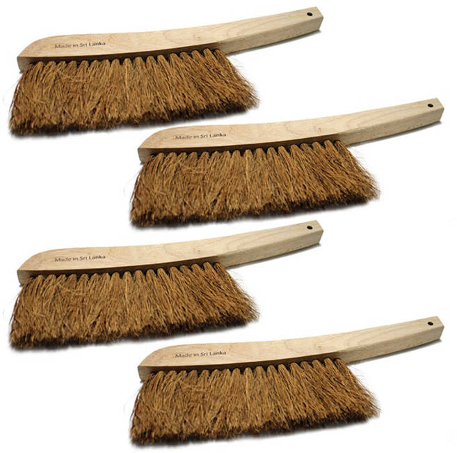 월드크린 방수비 빗자루 중, 4개, 혼합색상