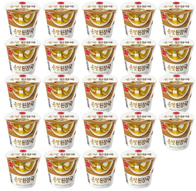 태경농산 손맛 된장국 5.9g x 24개 / 컵국 즉석 간편국