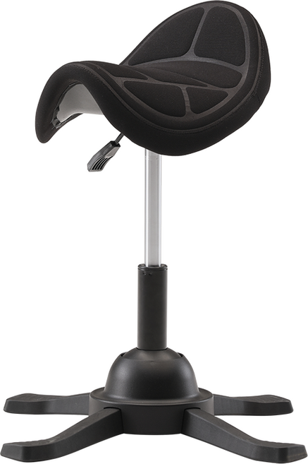 발란싯 체어마이스터 새들체어 승마의자 자세교정의자 허리편한의자 사무용 사무실 책상 컴퓨터 진료용 병원, 블랙