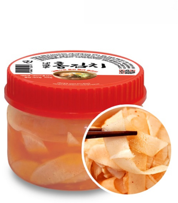 냉면무 홍김치 700g 냉면김치 냉면무절임 가정용, 2개