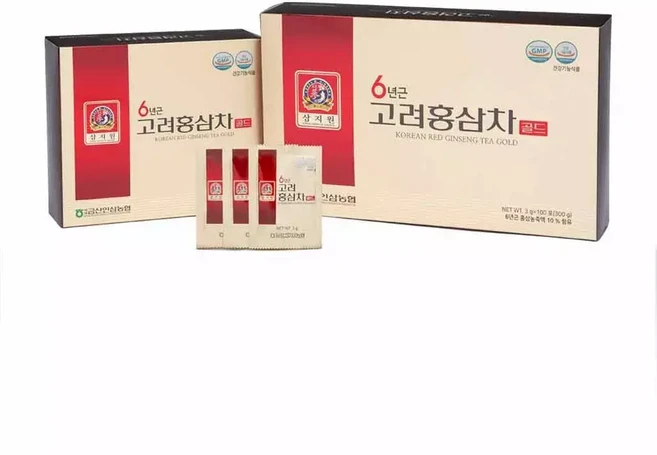 (금산인삼농협 삼지원) 6년근 고려홍삼차골드 100T 액상 삼차 스틱 부모님선물 명절 시댁 어르신 세트, 1개, 3g