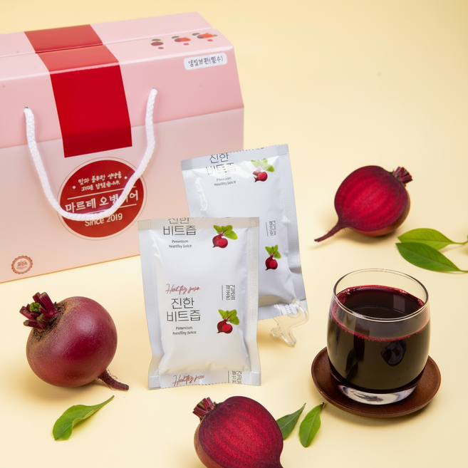 비트즙 제주비트 농업법인 오병이어 30포 52포 104포, 3L, 1박스
