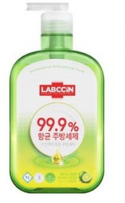 랩신 항균 주방세제 라임 용기 750ml, 3개